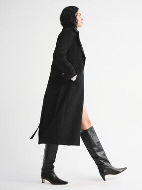 carrie wool-blend trench coat